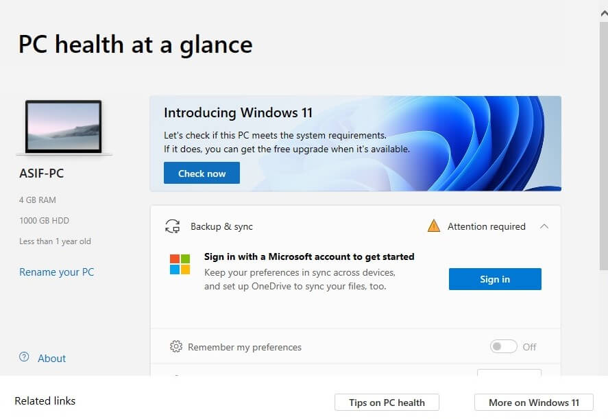 windows 11 download pc health check